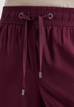 High Waist broek met wijde pijpen in Loose Fit