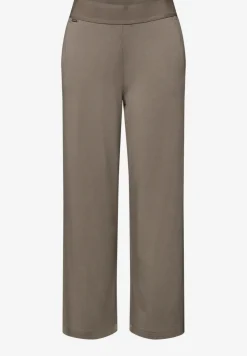 High Waist broek met wijde pijpen in Loose Fit