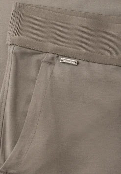 High Waist broek met wijde pijpen in Loose Fit