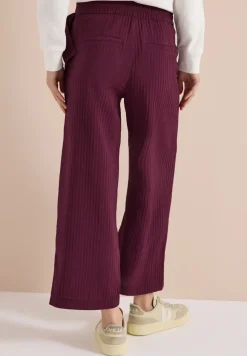 High Waist broek met wijde pijpen in Loose Fit