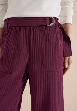 High Waist broek met wijde pijpen in Loose Fit