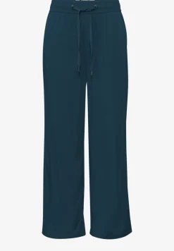 High Waist broek met wijde pijpen in Loose Fit