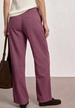 High Waist broek met wijde pijpen in Loose Fit