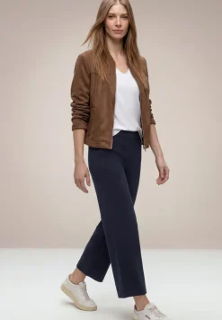 High Waist broek met wijde pijpen in Loose Fit