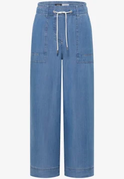 High Waist broek met wijde pijpen in Loose Fit