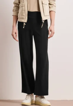 High Waist broek met wijde pijpen in Loose Fit