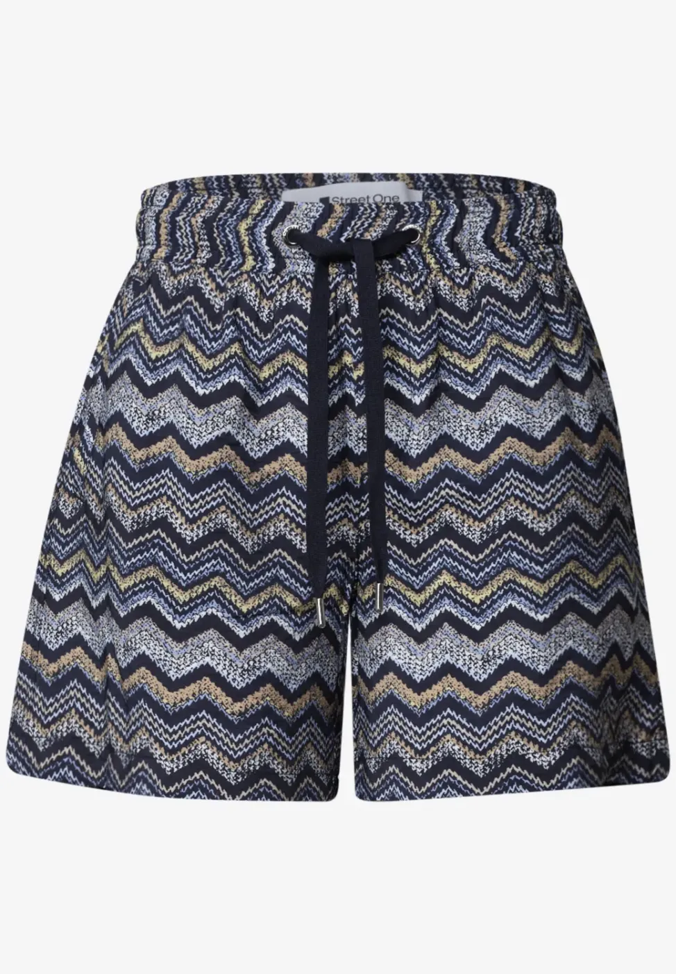 High Waist shorts in Loose Fit met print