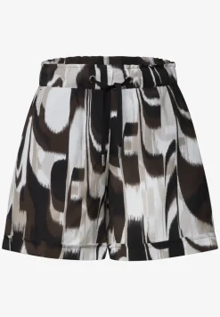 High Waist shorts met paperbag tailleband