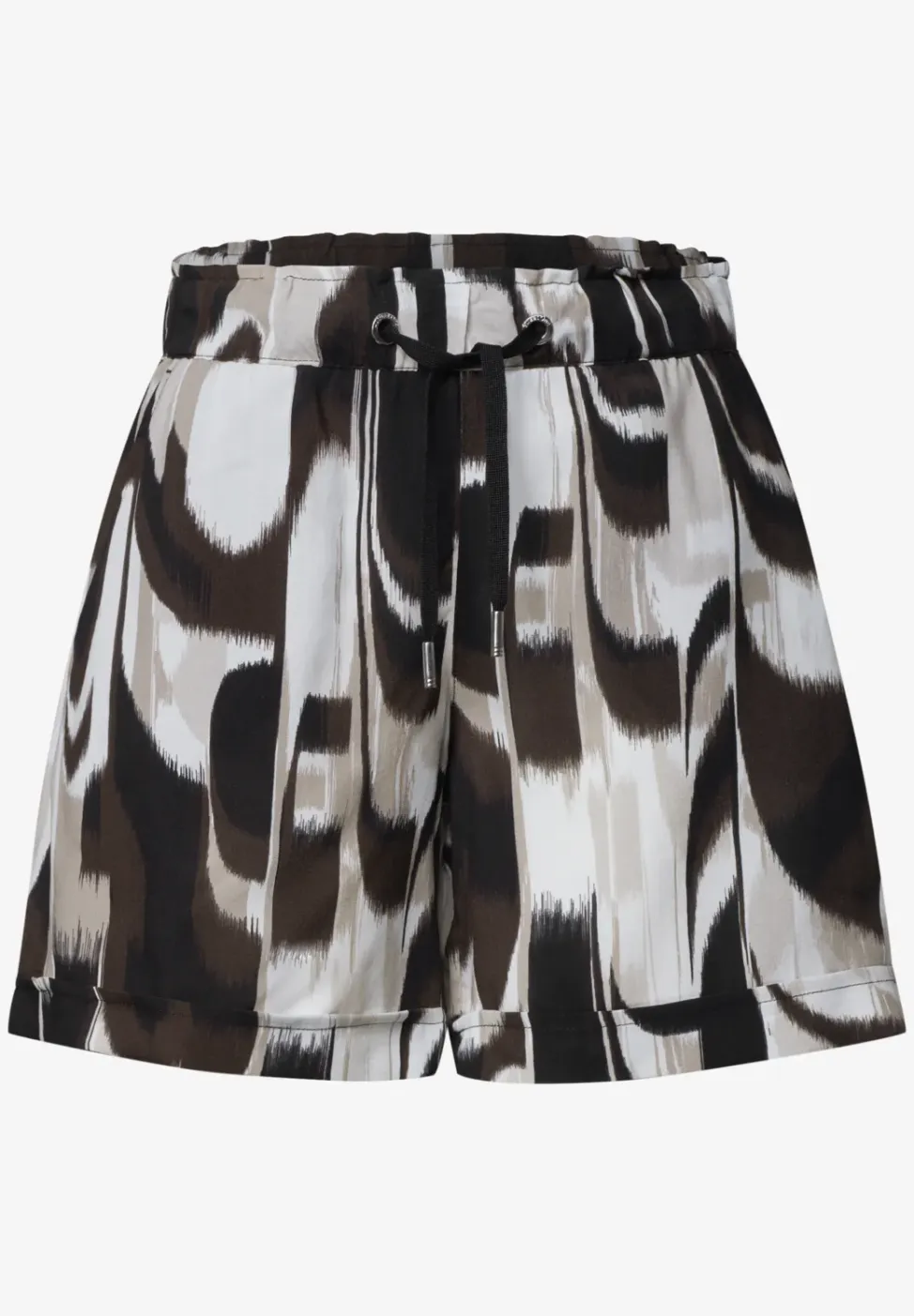High Waist shorts met paperbag tailleband