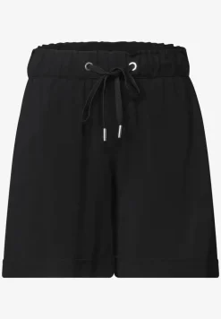 High Waist shorts met paperbag tailleband