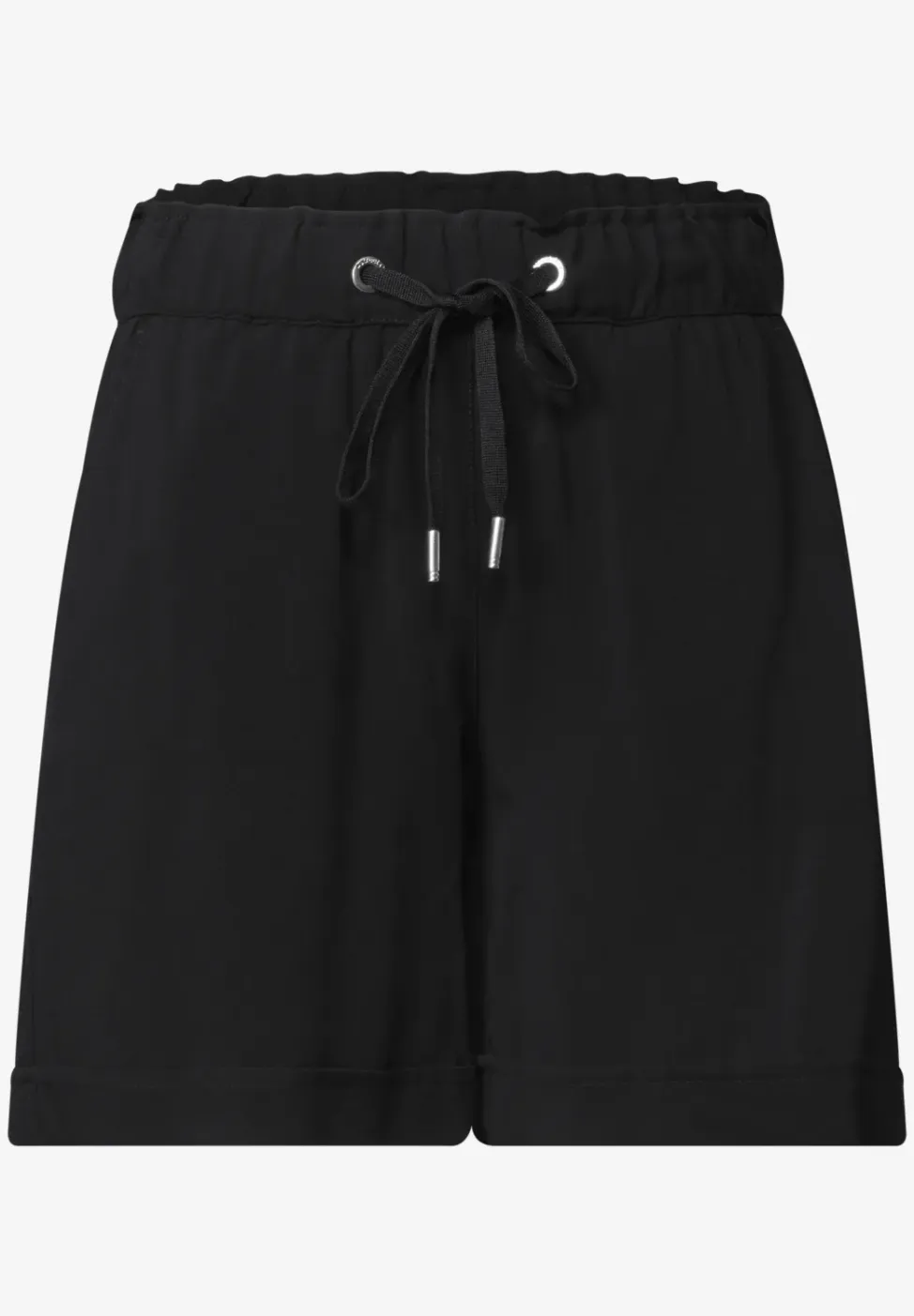High Waist shorts met paperbag tailleband