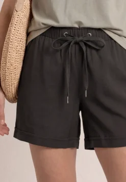 High Waist shorts met paperbag tailleband