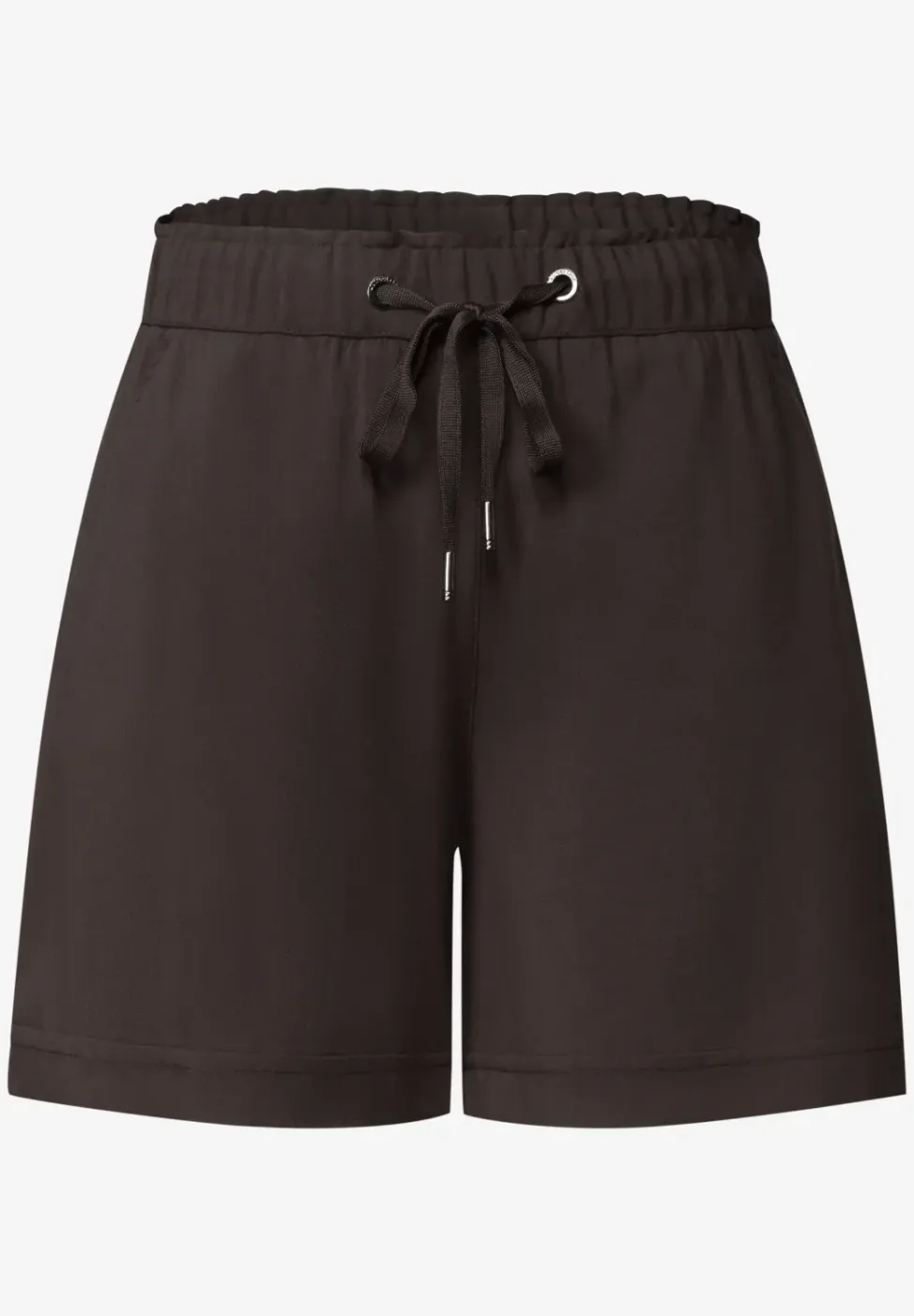 High Waist shorts met paperbag tailleband