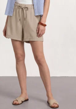 High Waist shorts met paperbag tailleband
