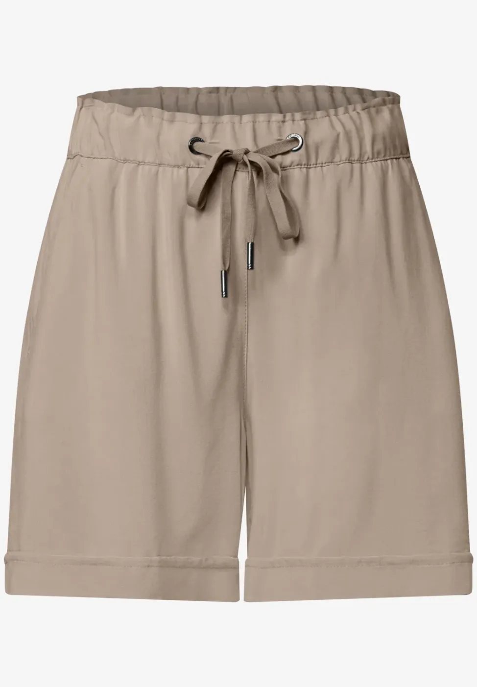 High Waist shorts met paperbag tailleband