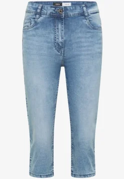 High Waist Slim Fit capri jeans