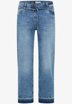 High Waist straight leg jeans met Loose Fit