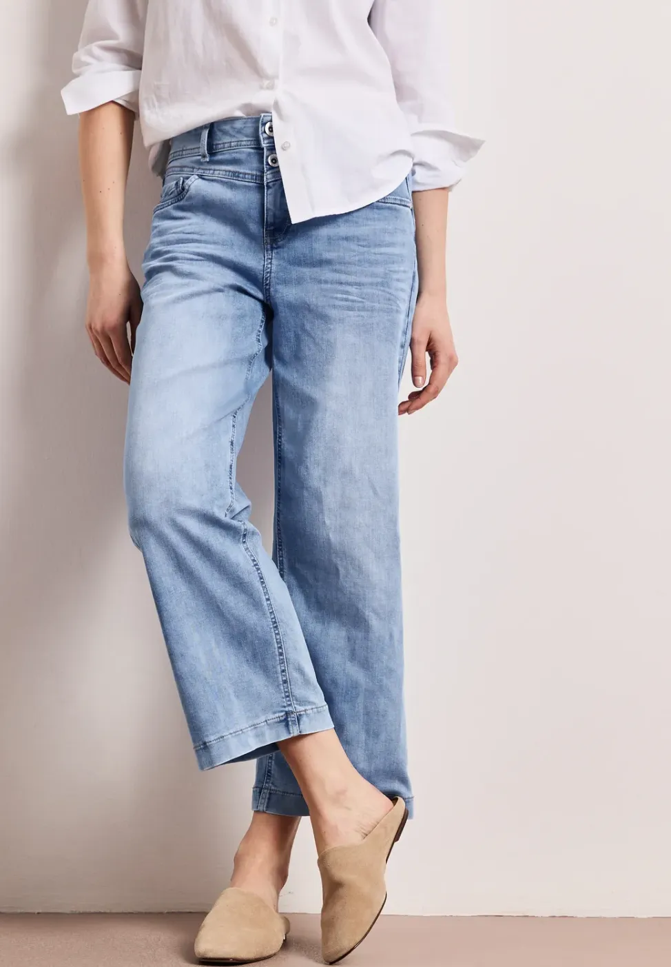 High Waist Wide Legs jeans in Loose Fit