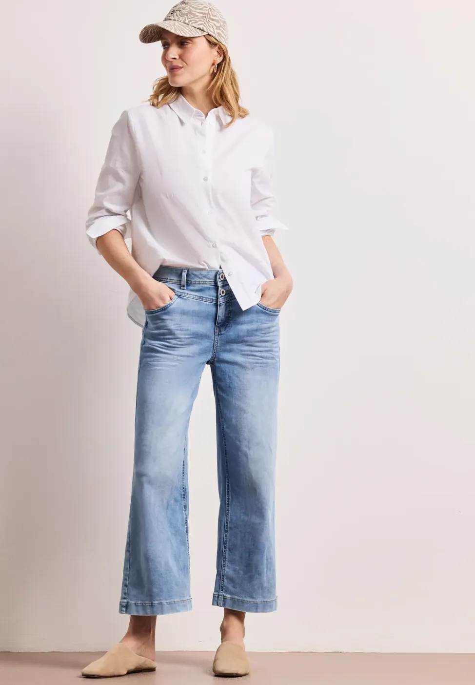 High Waist Wide Legs jeans in Loose Fit