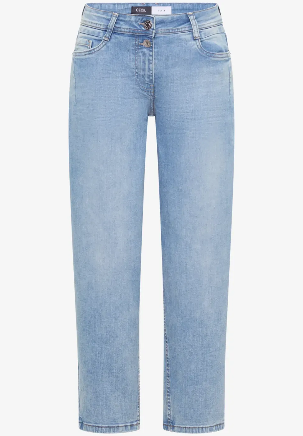 High Waist Barrel Leg Jeans in Loose Fit