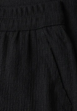High Waist broek met wijde pijpen in casual pasvorm