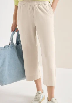 High Waist broek met wijde pijpen in Loose Fit