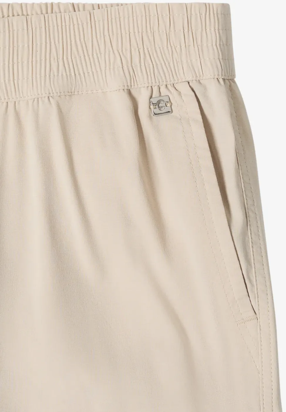 High Waist broek met wijde pijpen in Loose Fit