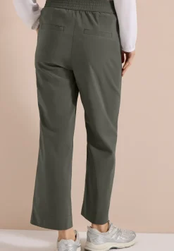 High Waist broek met wijde pijpen in Loose Fit