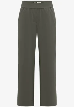 High Waist broek met wijde pijpen in Loose Fit