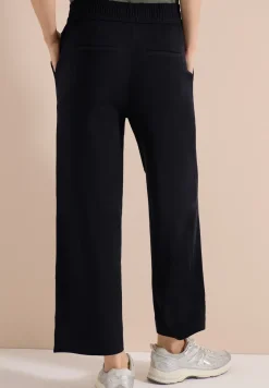 High Waist broek met wijde pijpen in Loose Fit