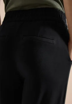High Waist broek met wijde pijpen in Loose Fit