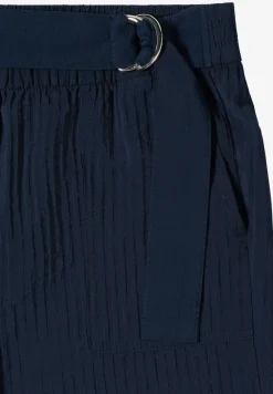 High Waist broek met wijde pijpen in Loose Fit