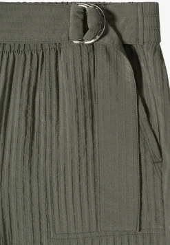 High Waist broek met wijde pijpen in Loose Fit