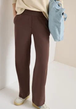High Waist broek met wijde pijpen in Loose Fit