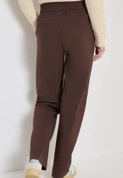 High Waist broek met wijde pijpen in Loose Fit
