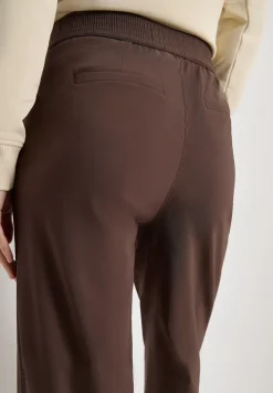 High Waist broek met wijde pijpen in Loose Fit
