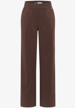 High Waist broek met wijde pijpen in Loose Fit