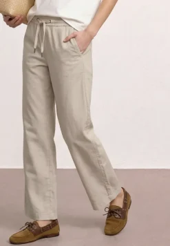 High Waist broek met wijde pijpen in Loose Fit