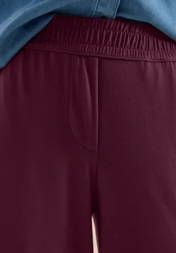 High Waist broek met wijde pijpen in Loose Fit