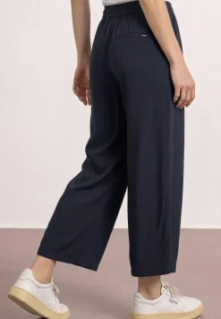 High Waist broek met wijde pijpen in Loose Fit