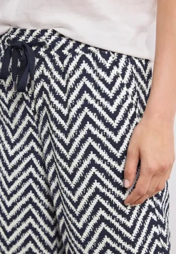 High Waist broek met wijde pijpen in Loose Fit