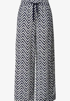 High Waist broek met wijde pijpen in Loose Fit