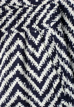 High Waist broek met wijde pijpen in Loose Fit