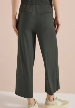 High Waist broek met wijde pijpen in Loose Fit