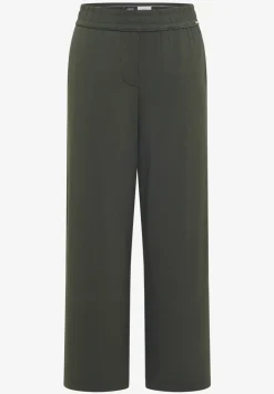 High Waist broek met wijde pijpen in Loose Fit