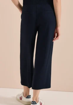 High Waist broek met wijde pijpen in Loose Fit