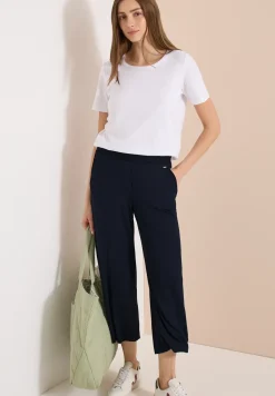 High Waist broek met wijde pijpen in Loose Fit