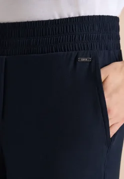 High Waist broek met wijde pijpen in Loose Fit