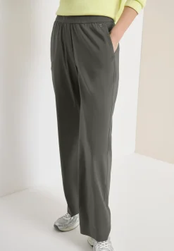 High Waist broek met wijde pijpen in Loose Fit