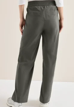 High Waist broek met wijde pijpen in Loose Fit